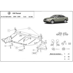 Метална кора VW PASSAT B5.5 2000-2005 - под  двигател
