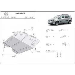 Метална кора OPEL ZAFIRA B 2005-2012 - под двигател и скорости  