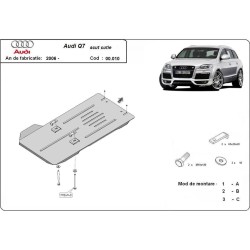 Метална кора AUDI Q7 2006-2009 - под скоростна кутия