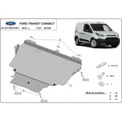 Метална кора FORD TOURNEO CONNECT 2013-2016 - под двигател и скоростна кутия