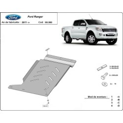 Метална кора FORD RANGER III 2011-2016 - под скоростна кутия