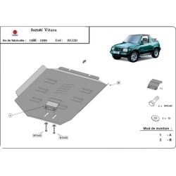 Метална кора SUZUKI VITARA1989-1998 - под скоростна кутия