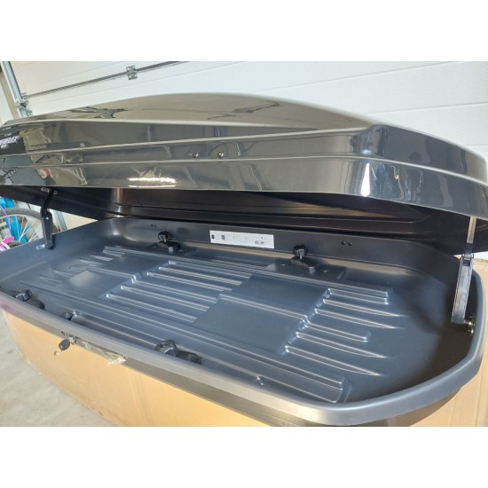 Автобокс (Багажник за таван) Perflex Eco Black 370 л.